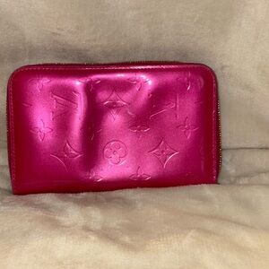 Louis Vuitton Fuchsia Embossed Wallet